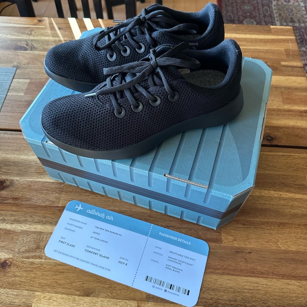 Allbirds NZ Treerunner Black Sneakers